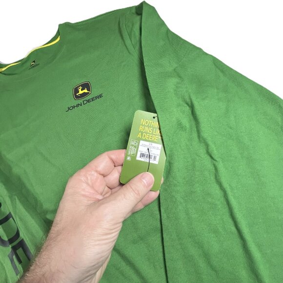 John Deere Green Long Sleeve Core Graphic Tee - Picture 7 of 15